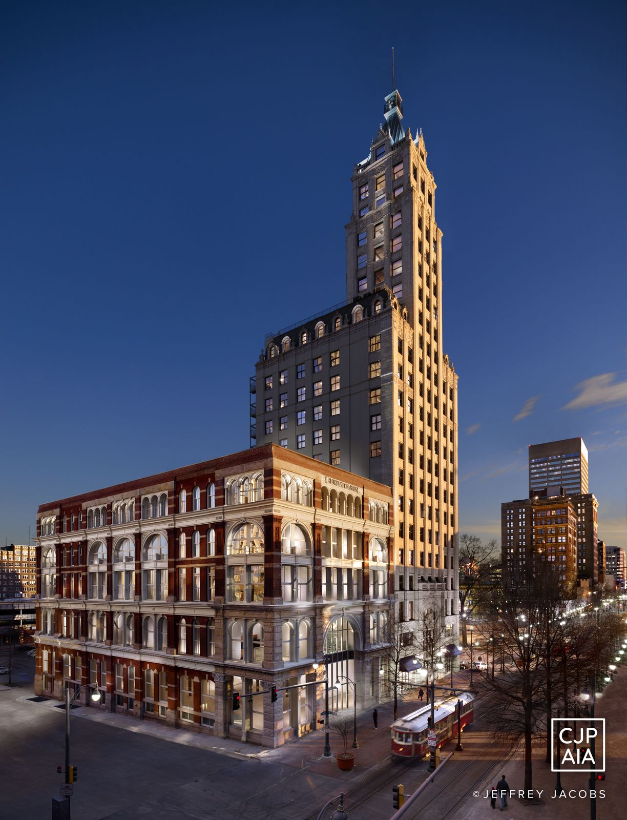 The Columbian Mutual Tower at Court Square Center, Memphis.