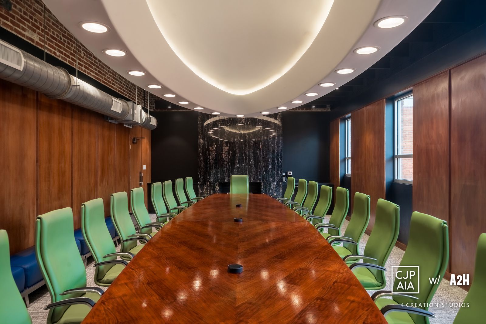 The board room at Friends For All headquarters, Memphis.