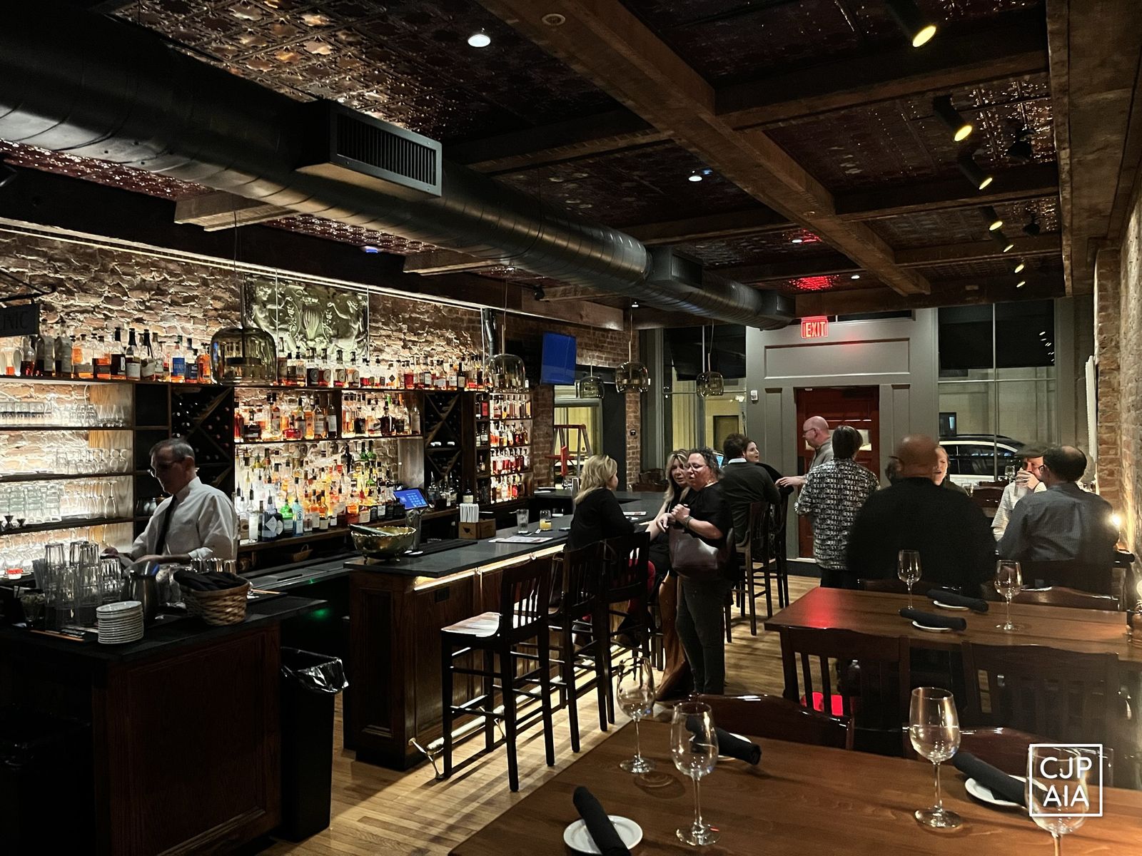 The bar at McEwen's on Monroe, Memphis.